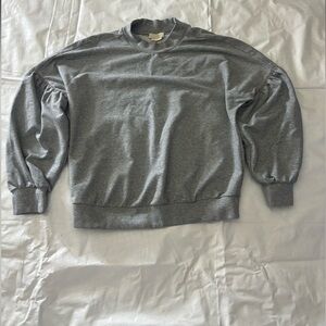 Kate Spade New York Live Colorfully Mockneck Sweatshirt Grey Size X-Small